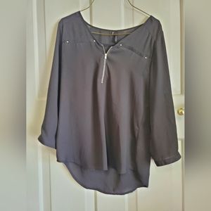 Maurice's black blouse size xs